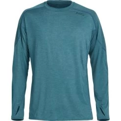 NRS Men's Silkweight Long-Sleeve Shirt -Paddle Sports Shop 10114 05 Mediterranea Large Front 102121 1000x1000 59236.1657659661
