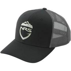 NRS Fishing Trucker Hat NEW! -Paddle Sports Shop 12540 01 DarkCharcoalWhiteLogo na Front 050522 1000x1000 11354.1657665607