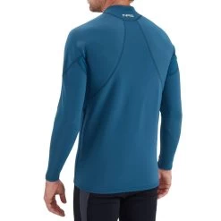 NRS Men's HydroSkin 0.5 Long-Sleeve Shirt -Paddle Sports Shop 15002 06 Poseidon Model Back 062220 1000x1000 85645.1617398579