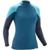 NRS Women's HydroSkin 0.5 Long-Sleeve Shirt -Paddle Sports Shop 15004 05 Poseidon Med Right 052120 1000x1000 29380.1617394433