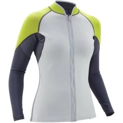 NRS Women's HydroSkin 0.5 Jacket -Paddle Sports Shop 15010 05 Quarry Med Right 052120 1000x1000 75517.1617302631
