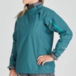 NRS Women's Endurance Splash Jacket -Paddle Sports Shop 20011 07 Mediterranea Model FrontCrop 070121 1000x1000 65515.1657565585