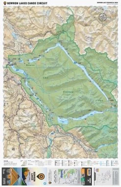 Bowron Lakes Canoe Circuit Park Map 7 Bowron Lakes Canoe Circuit Park Map -Paddle Sports Shop 2023 bowron lakes 24x37 26837.1682352714