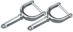 Chrome Zinc Clamp-on Oarlock Horn