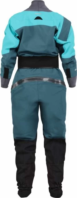 NRS Women's Axiom Drysuit -Paddle Sports Shop 4150821 mediterranea back 22 80770.1644364371