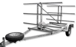 6 Spot Canoe/Kayak Trailer W/Swivel Jack