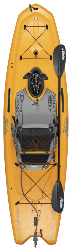 Hobie Mirage Lynx 11.0 -Paddle Sports Shop LYNX Studio topview papaya 30031.1621269428