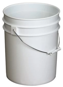 Pail White No Lid
