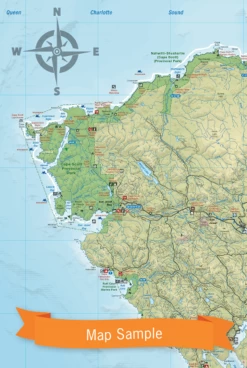 Vancouver Island BC North Waterproof Map 7 Vancouver Island BC North Waterproof Map -Paddle Sports Shop Vancouver Island BC North3 62831.1656627834