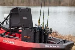 YakAttack BlackPak PRO 13” X 13” W/3 Rod Holders -Paddle Sports Shop blackpak pro kayak fishing crate 13 x 13 blp pro 13x13 60549.1648676459 90056.1652735297