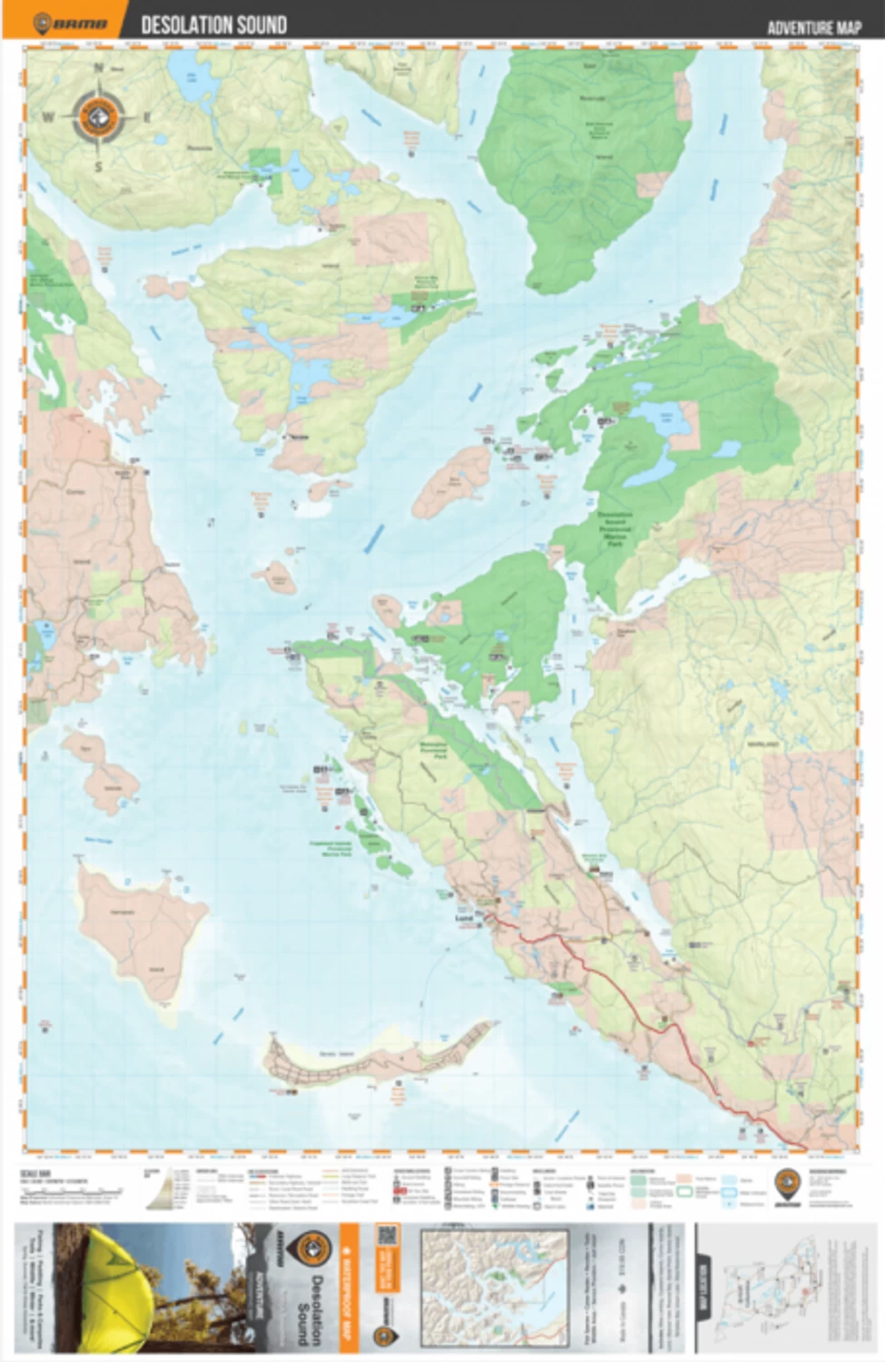 Desolation Sound Park Map 4 Desolation Sound Park Map - Image 2