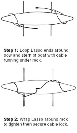 Kong Cable Lock - SOT, Recreational, Fishing And Tandem Kayaks 7 Kong Cable Lock - SOT, Recreational, Fishing And Tandem Kayaks -Paddle Sports Shop kayaklasso3 67611.1656616144