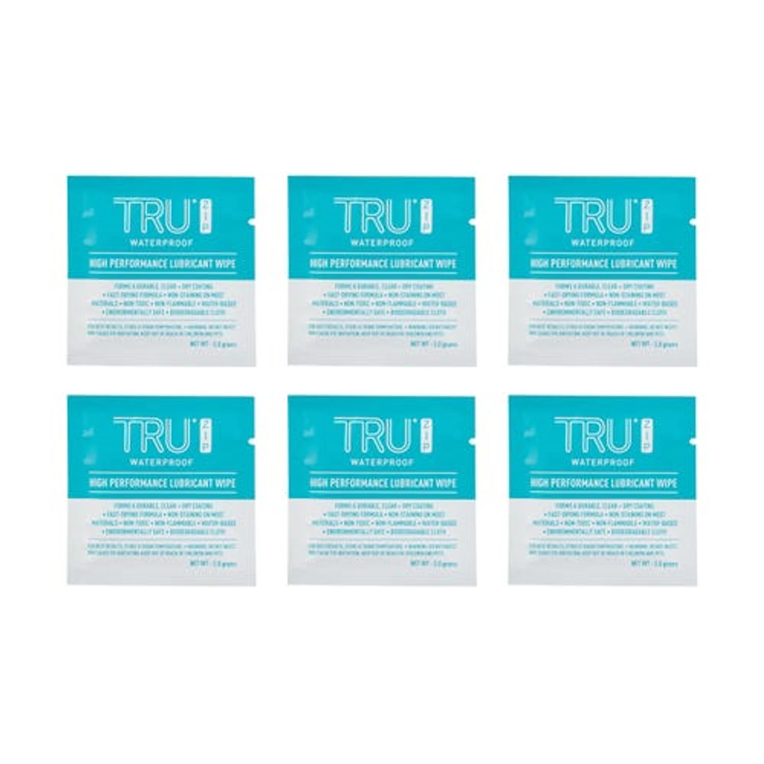 Nite Ize TRU® Zip High Performance Lubricant Wipes - 6 Pack 4 Nite Ize TRU® Zip High Performance Lubricant Wipes - 6 Pack - Image 2