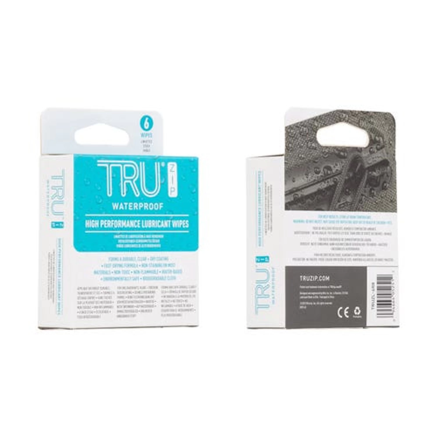 Nite Ize TRU® Zip High Performance Lubricant Wipes - 6 Pack 3 Nite Ize TRU® Zip High Performance Lubricant Wipes - 6 Pack